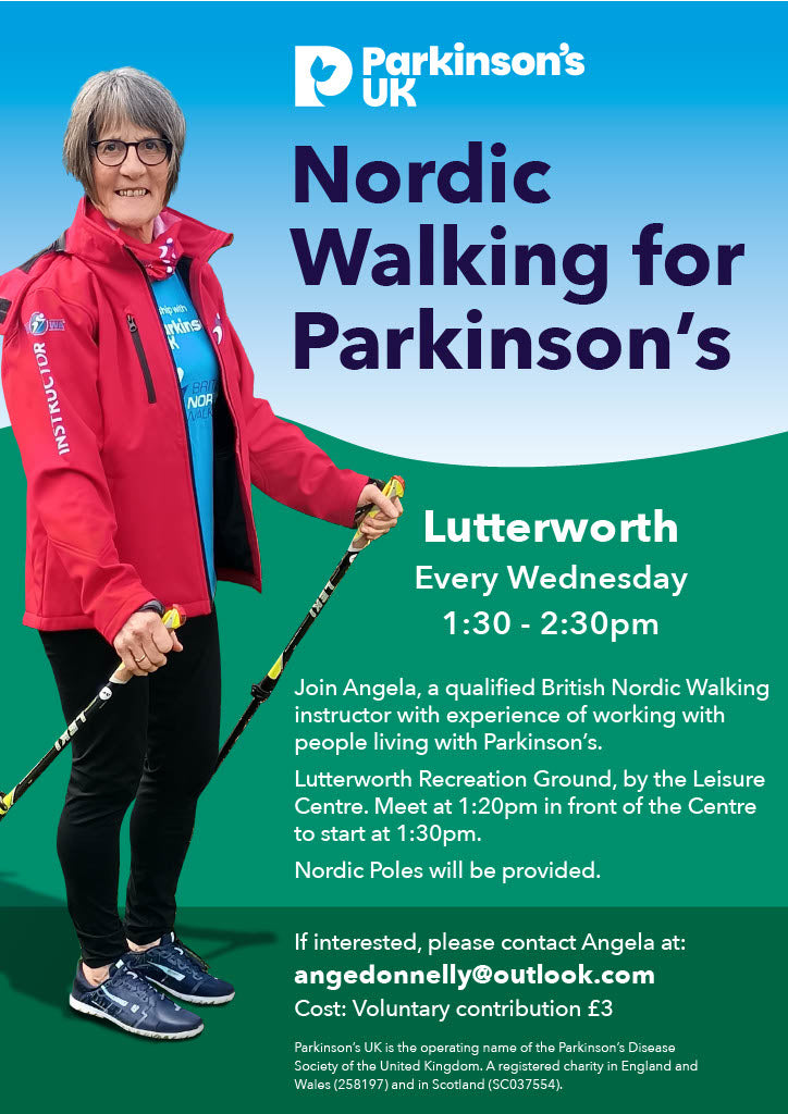 Angela Nordic Walking for Parkinson's UK