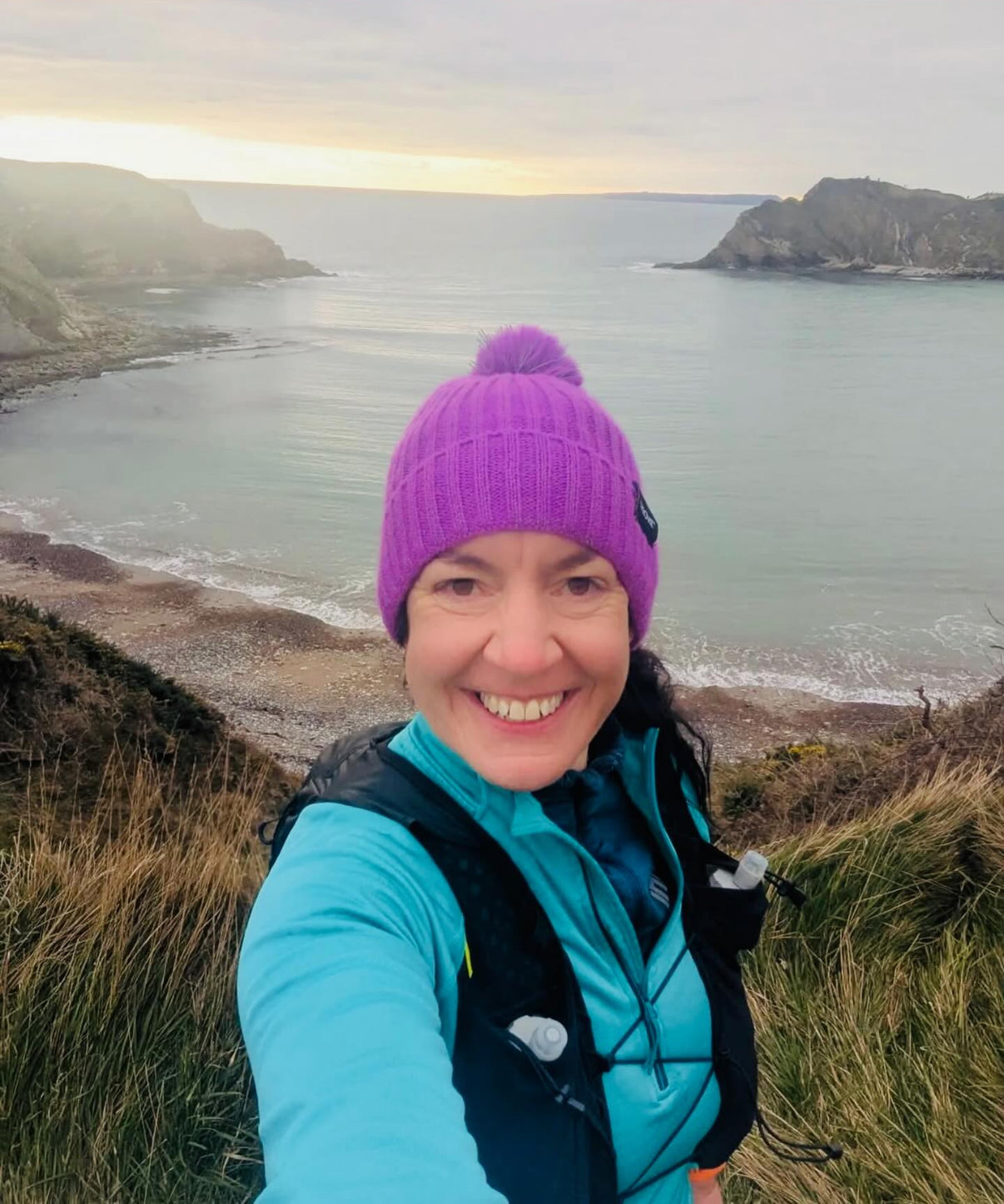 Beverley Smith qualified Nordic Walking Instructor Dorset - coastal path